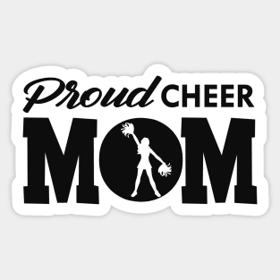 Proud Cheer Mom Sticker